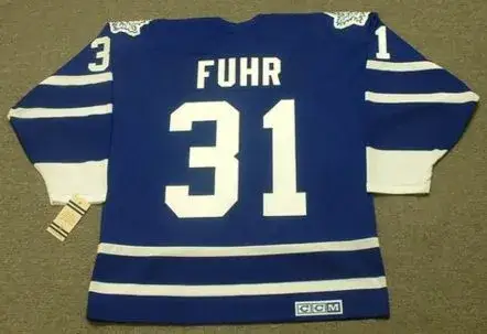 GRANT FUHR Toronto Maple Leafs 1993 CCM Vintage Throwback NHL Jersey 