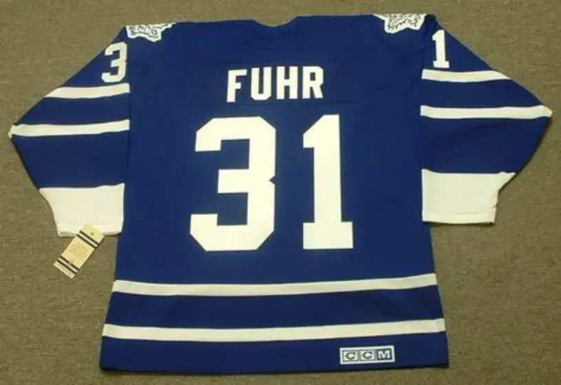 GRANT FUHR Toronto Maple Leafs 1993 CCM Vintage Throwback NHL Jersey 
