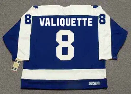 JACK VALIQUETTE Toronto Maple Leafs 1977 Away CCM Throwback Hockey Jersey 