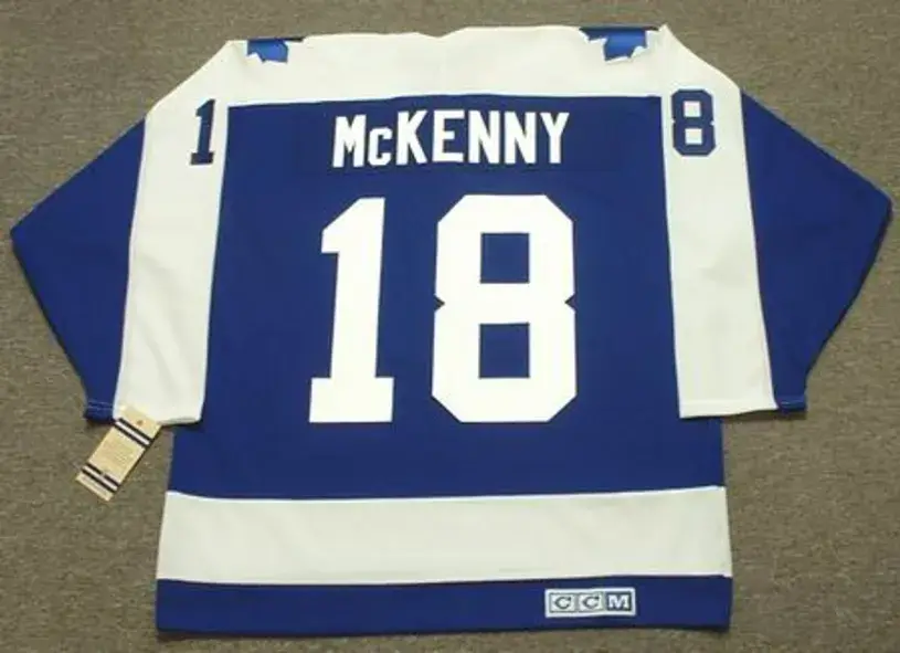 JIM McKENNY Toronto Maple Leafs 1974 CCM Vintage Throwback NHL Hockey Jersey 