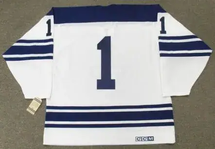 JOHNNY BOWER Toronto Maple Leafs 1967 CCM Vintage Away NHL Hockey Jersey 