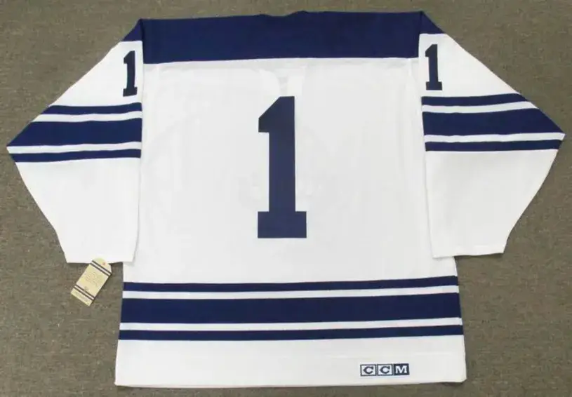 JOHNNY BOWER Toronto Maple Leafs 1967 CCM Vintage Away NHL Hockey Jersey 