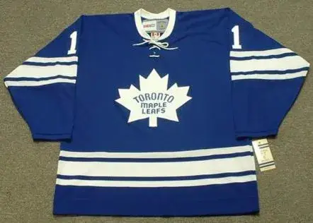 JOHNNY BOWER Toronto Maple Leafs 1967 CCM Vintage Home NHL Hockey Jersey