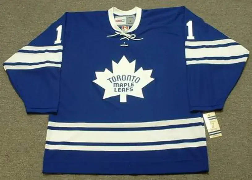 JOHNNY BOWER Toronto Maple Leafs 1967 CCM Vintage Home NHL Hockey Jersey