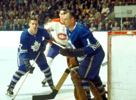 JOHNNY BOWER Toronto Maple Leafs 1967 CCM Vintage Home NHL Hockey Jersey 
