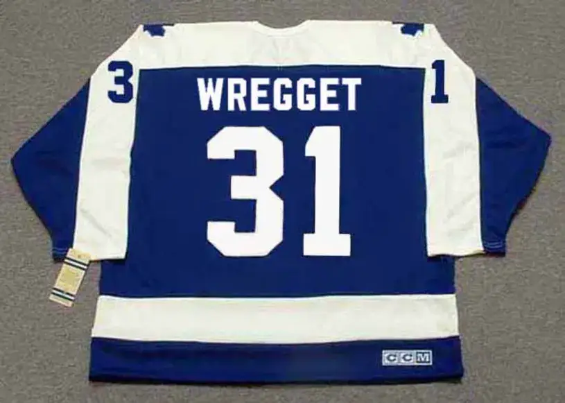 KEN WREGGET Toronto Maple Leafs 1987 Away CCM Vintage Throwback Hockey Jersey 