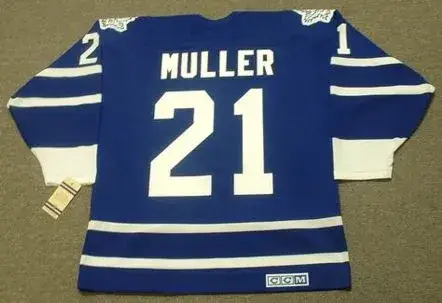 KIRK MULLER Toronto Maple Leafs 1996 CCM Vintage Throwback NHL Jersey 