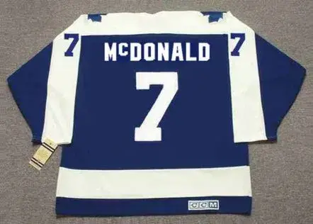 LANNY McDONALD Toronto Maple Leafs 1975 CCM Vintage Throwback NHL Hockey Jersey
