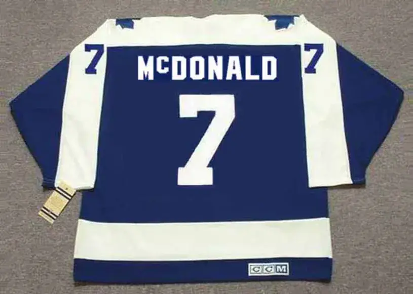 LANNY McDONALD Toronto Maple Leafs 1975 CCM Vintage Throwback NHL Hockey Jersey