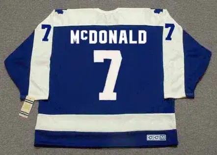 LANNY McDONALD Toronto Maple Leafs 1978 Away CCM Vintage Throwback Jersey 