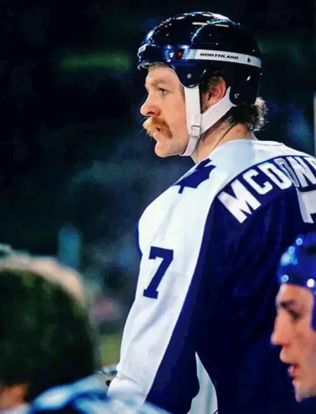LANNY McDONALD Toronto Maple Leafs 1978 Away CCM Vintage Throwback Jersey 