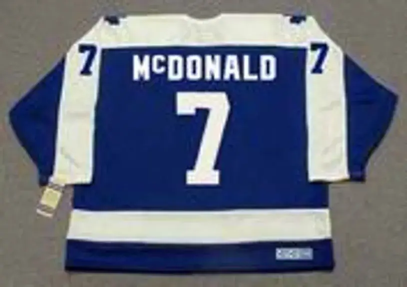 LANNY McDONALD Toronto Maple Leafs 1978 Away CCM Vintage Throwback Jersey 