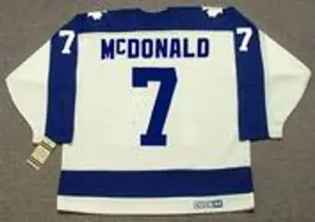 LANNY McDONALD Toronto Maple Leafs 1978 Home CCM Vintage Throwback Jersey 