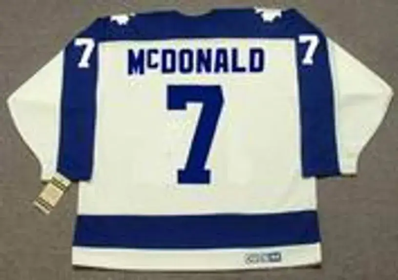 LANNY McDONALD Toronto Maple Leafs 1978 Home CCM Vintage Throwback Jersey 