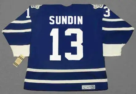 MATS SUNDIN Toronto Maple Leafs 1995 CCM Throwback NHL Hockey Jersey 