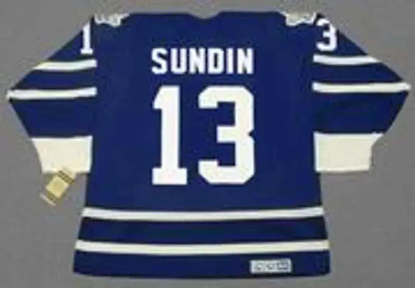 MATS SUNDIN Toronto Maple Leafs 1995 CCM Throwback NHL Hockey Jersey 