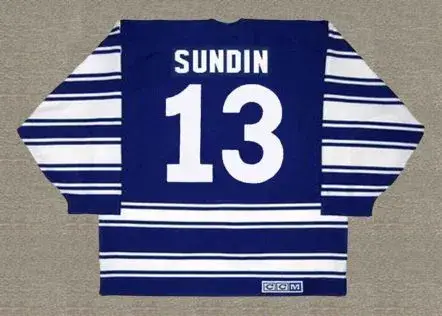 MATS SUNDIN Toronto Maple Leafs 1996 CCM Vintage Throwback NHL Jersey 