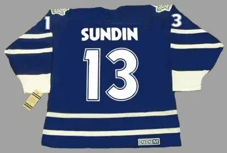 MATS SUNDIN Toronto Maple Leafs 1998 CCM Vintage Throwback NHL Hockey Jersey 