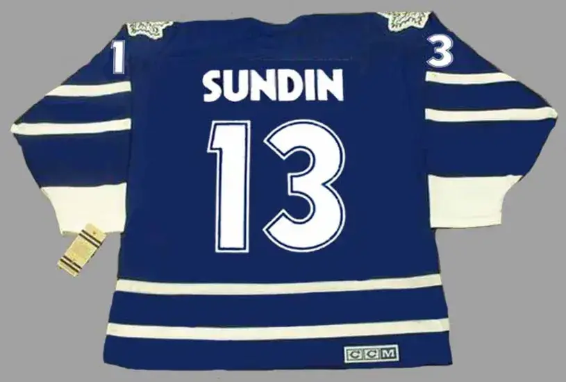 MATS SUNDIN Toronto Maple Leafs 1998 CCM Vintage Throwback NHL Hockey Jersey 