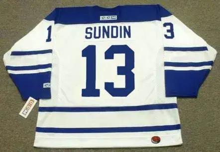 MATS SUNDIN Toronto Maple Leafs 2002 CCM Throwback NHL Hockey Jersey 