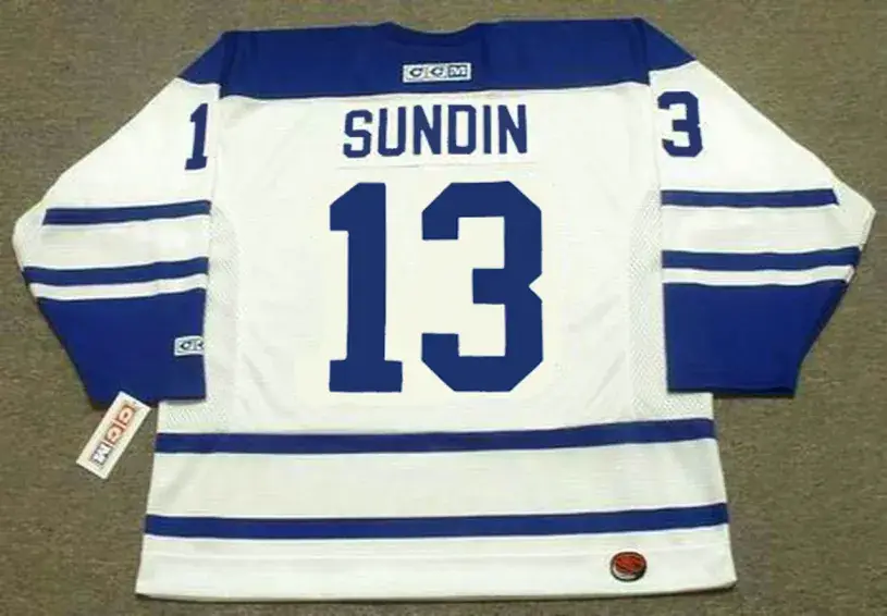 MATS SUNDIN Toronto Maple Leafs 2002 CCM Throwback NHL Hockey Jersey 