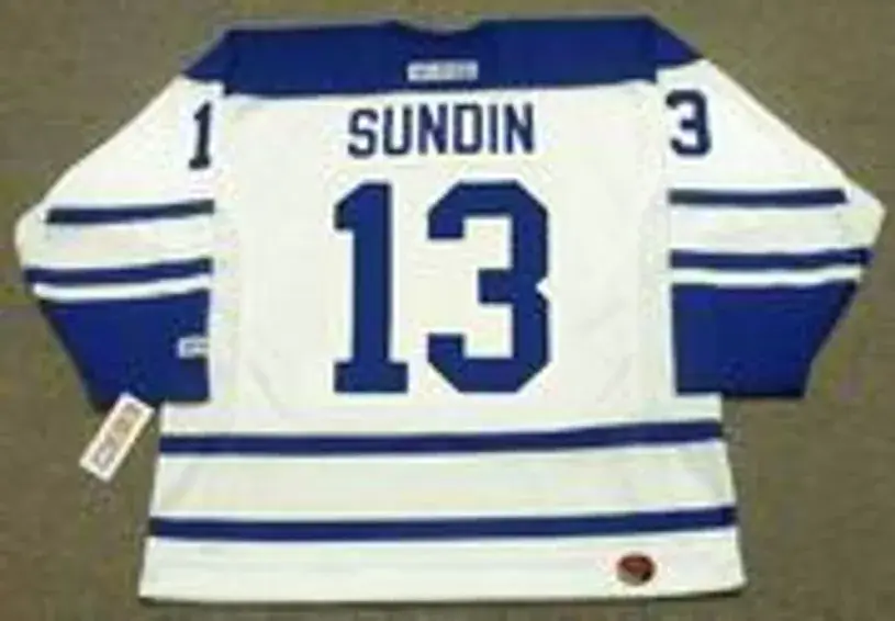 MATS SUNDIN Toronto Maple Leafs 2002 CCM Throwback NHL Hockey Jersey 