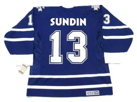 MATS SUNDIN Toronto Maple Leafs 2002 CCM Vintage Throwback NHL Hockey Jersey 