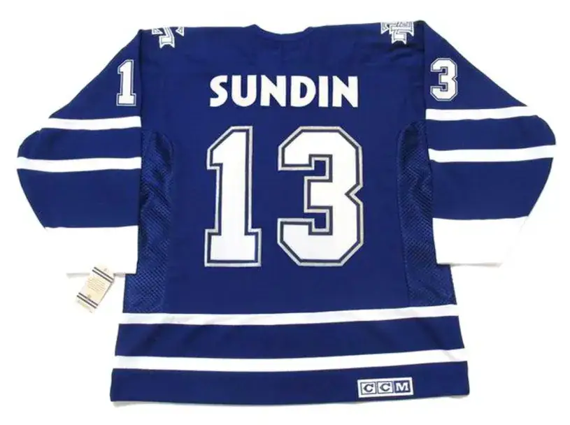 MATS SUNDIN Toronto Maple Leafs 2002 CCM Vintage Throwback NHL Hockey Jersey 