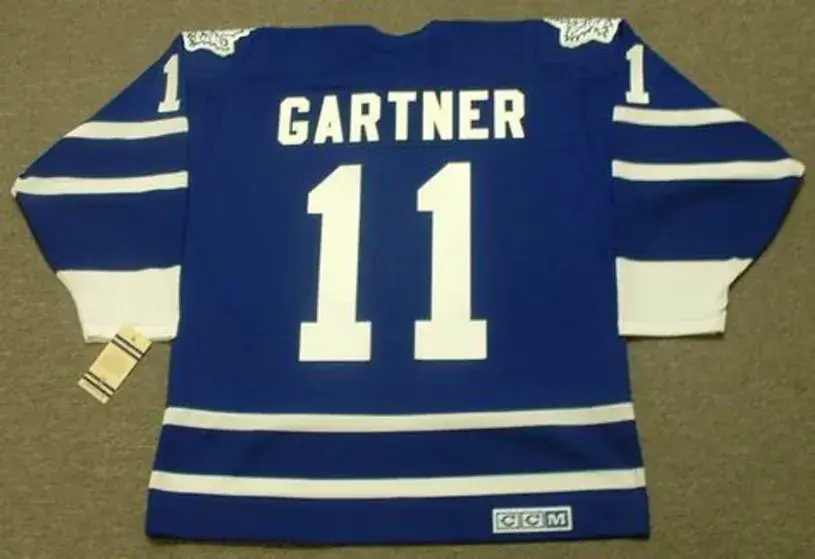 MIKE GARTNER Toronto Maple Leafs 1995 CCM Vintage Throwback NHL Jersey 