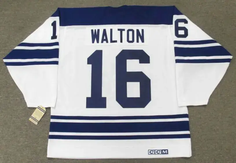 MIKE WALTON Toronto Maple Leafs 1967 CCM Vintage Away NHL Hockey Jersey 
