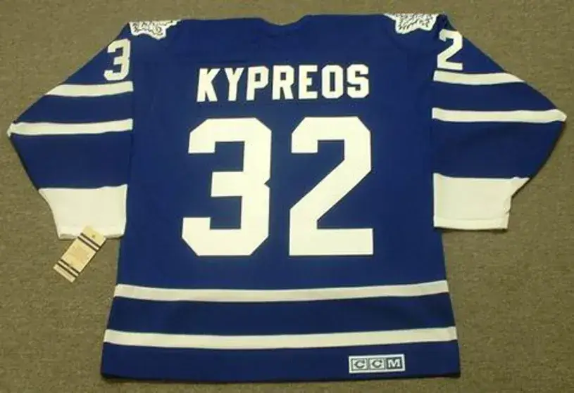 NICK KYPREOS Toronto Maple Leafs 1996 CCM Vintage Throwback NHL Jersey 