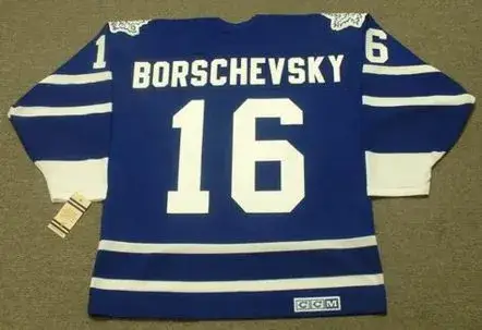 NIKOLAI BORSCHEVSKY Toronto Maple Leafs 1992 CCM Vintage Throwback NHL Jersey 