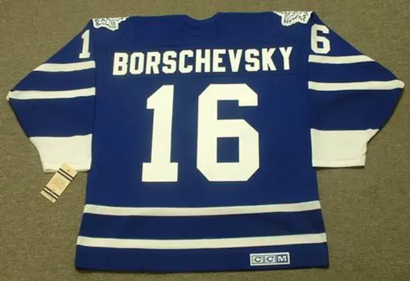 NIKOLAI BORSCHEVSKY Toronto Maple Leafs 1992 CCM Vintage Throwback NHL Jersey 