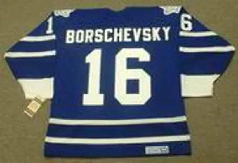 NIKOLAI BORSCHEVSKY Toronto Maple Leafs 1992 CCM Vintage Throwback NHL Jersey 