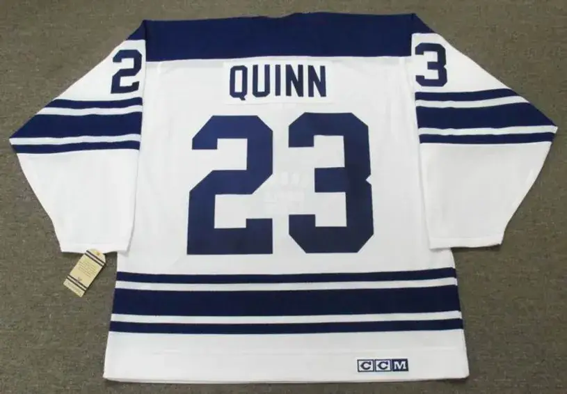 PAT QUINN Toronto Maple Leafs 1969 CCM Vintage Away NHL Hockey Jersey 