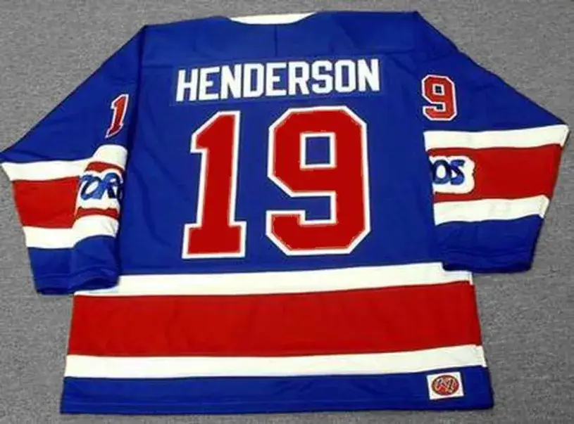 PAUL HENDERSON Toronto Toros 1974 WHA Throwback Hockey Jersey 