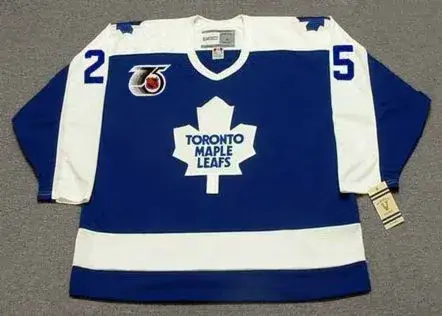 PETER ZEZEL Toronto Maple Leafs 1992 Away CCM Throwback NHL Hockey Jersey