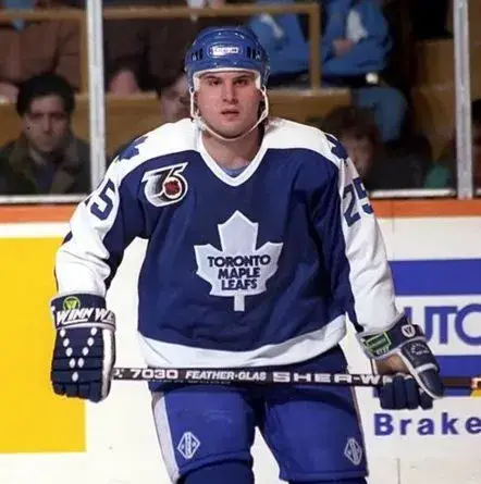 PETER ZEZEL Toronto Maple Leafs 1992 Away CCM Throwback NHL Hockey Jersey 