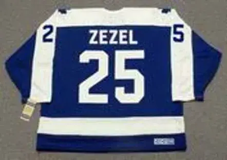 PETER ZEZEL Toronto Maple Leafs 1992 Away CCM Throwback NHL Hockey Jersey 