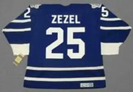 PETER ZEZEL Toronto Maple Leafs 1993 CCM Throwback NHL Hockey Jersey 