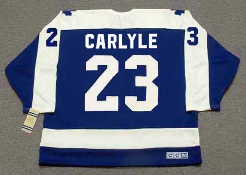 RANDY CARLYLE Toronto Maple Leafs 1977 Away CCM Throwback Hockey Jersey 