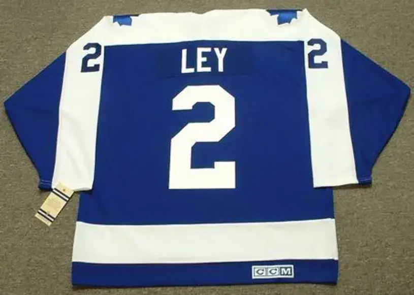 RICK LEY Toronto Maple Leafs 1971 CCM Vintage Throwback NHL Hockey Jersey 
