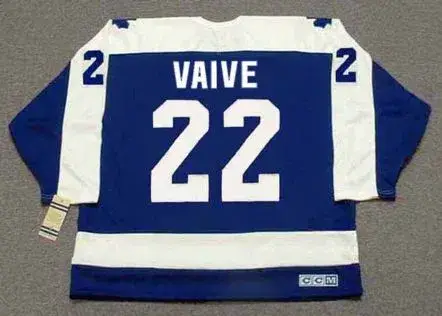 RICK VAIVE Toronto Maple Leafs 1984 Away CCM Throwback NHL Hockey Jersey 