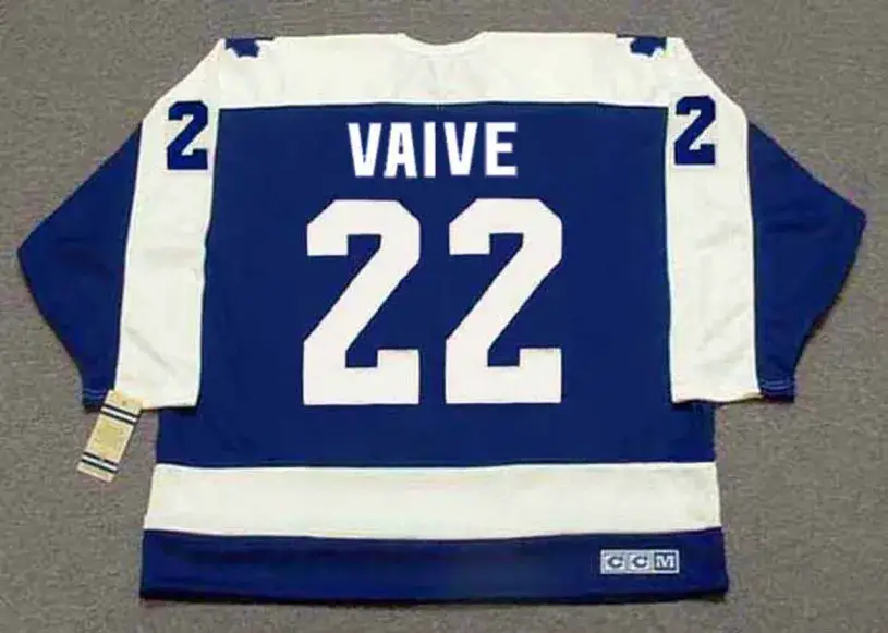 RICK VAIVE Toronto Maple Leafs 1984 Away CCM Throwback NHL Hockey Jersey 