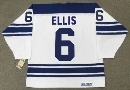 RON ELLIS Toronto Maple Leafs 1969 Away CCM Throwback NHL Hockey Jersey 