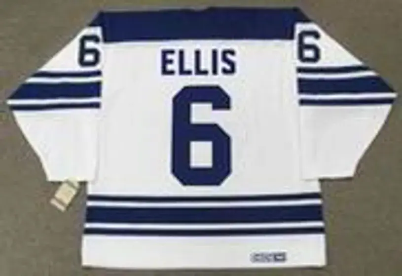 RON ELLIS Toronto Maple Leafs 1969 Away CCM Throwback NHL Hockey Jersey 
