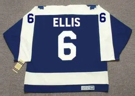 RON ELLIS Toronto Maple Leafs 1975 CCM Vintage Throwback NHL Hockey Jersey