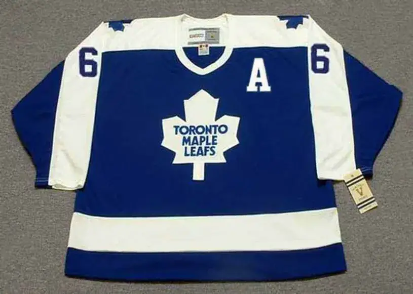 RON ELLIS Toronto Maple Leafs 1978 Away CCM Vintage Throwback Jersey