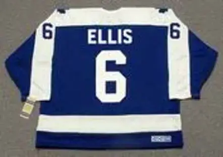 RON ELLIS Toronto Maple Leafs 1978 Away CCM Vintage Throwback Jersey 