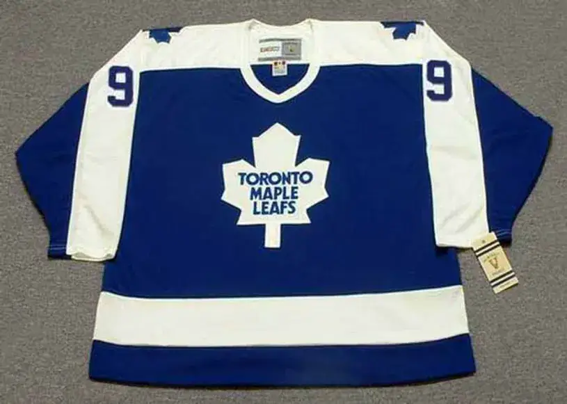 RUSS COURTNALL Toronto Maple Leafs 1987 Away CCM Throwback Hockey Jersey